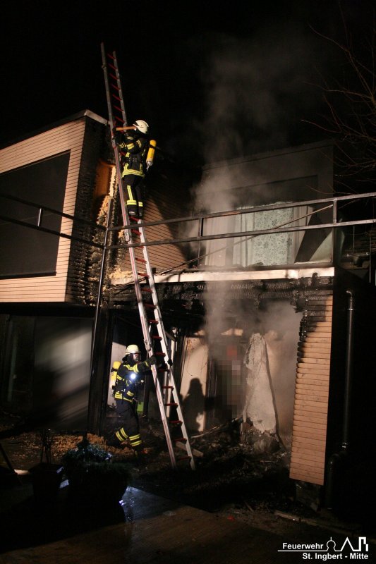 Brand Fassade, Buchenstraße (Rohrbach)
