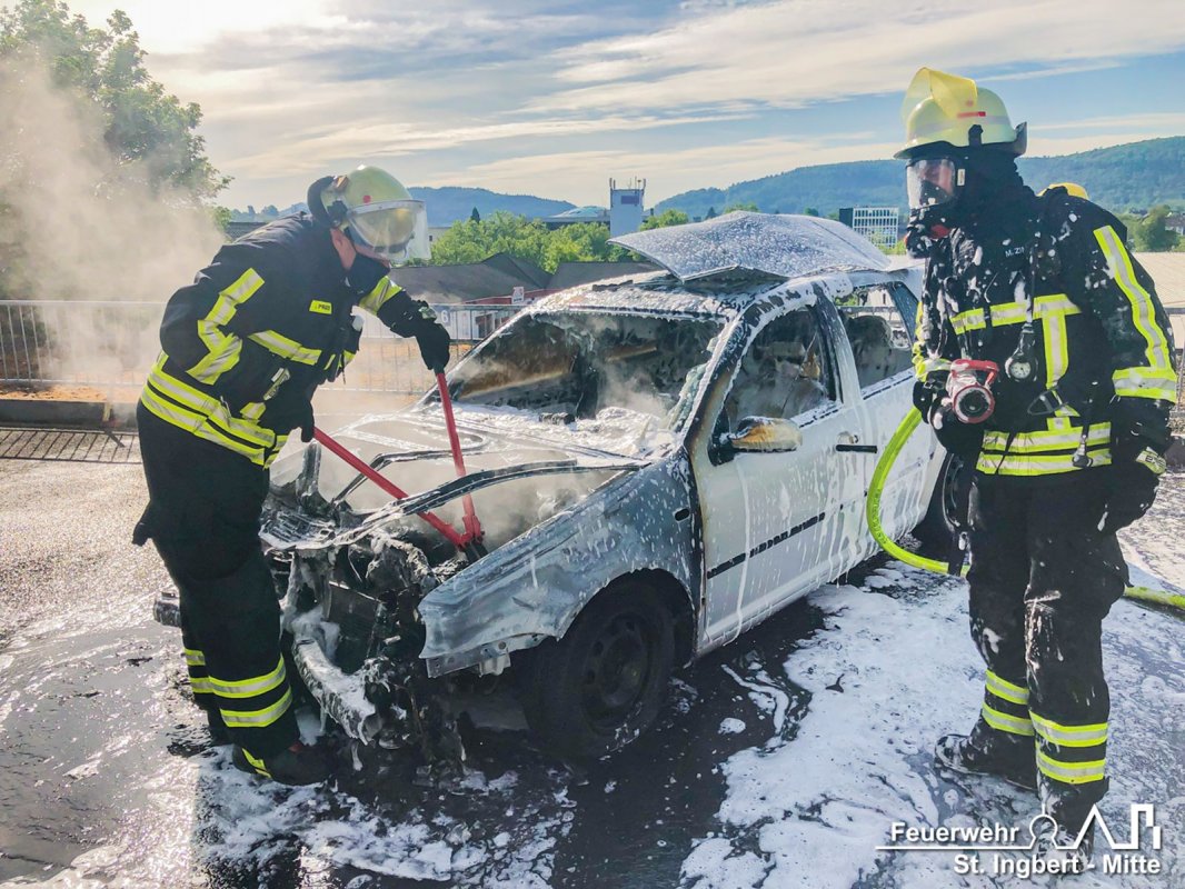 Brand PKW, St. Barbara-Straße