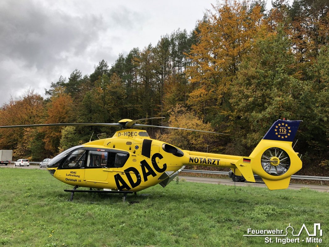 VU LKW mit Person, BAB 6 FR MA -> SB