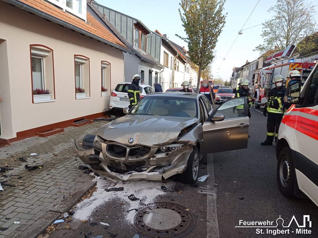 VU mit Person, Kaiserstraße