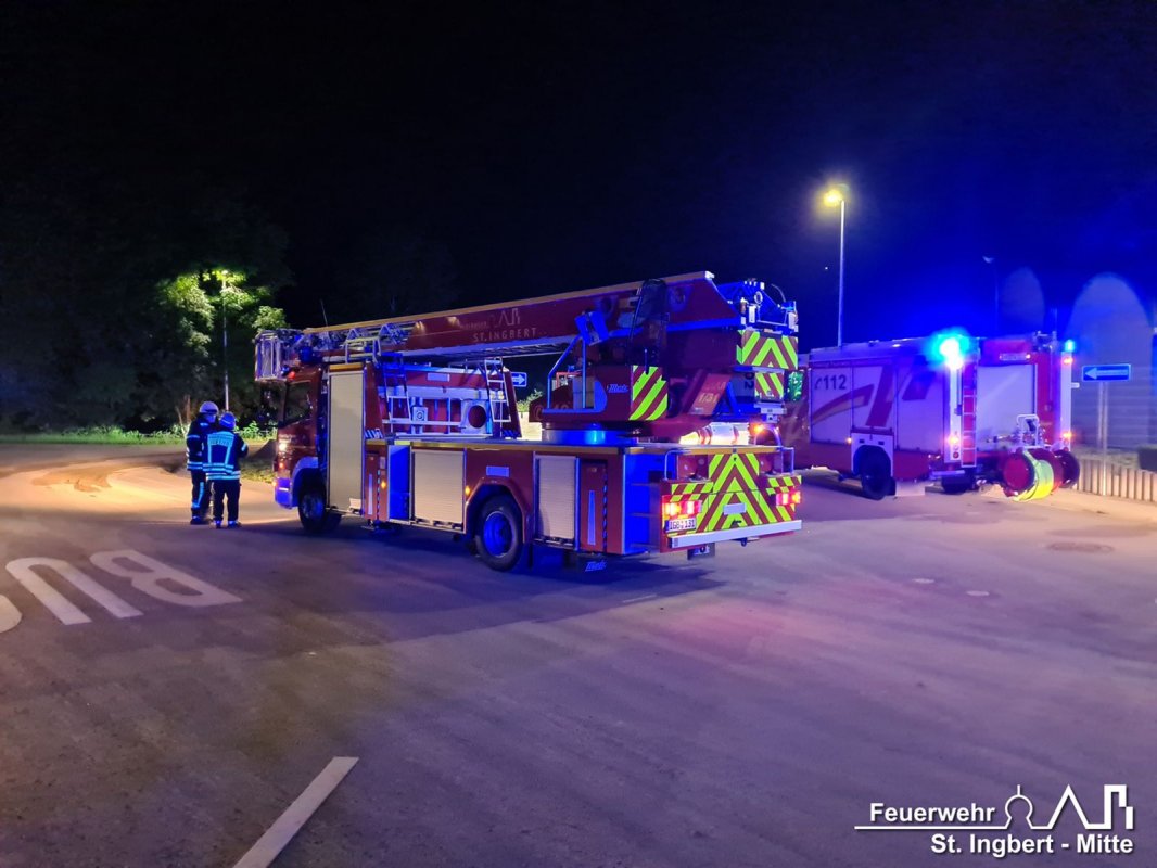 Alarm über BMA, Gewerbepark (Spiesen)