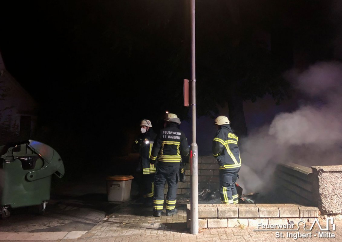 Containerbrände, Stadtgebiet St. Ingbert