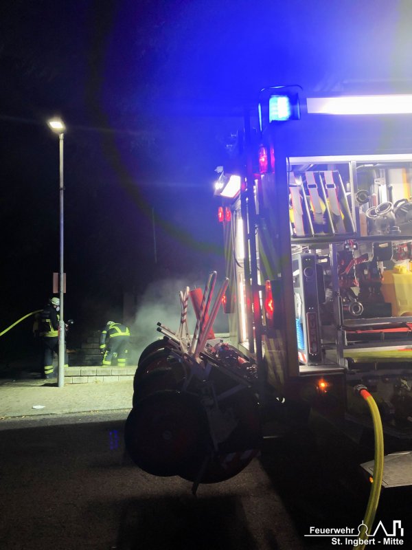 Containerbrände, Stadtgebiet St. Ingbert