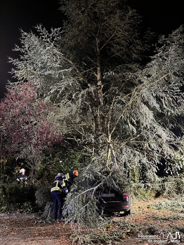 Unwetterlage, Stadtgebiet St. Ingbert