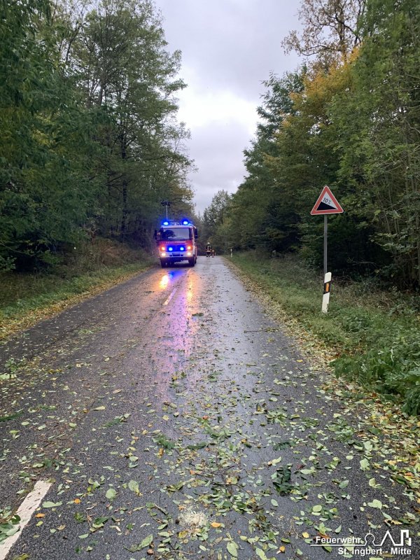Unwetterlage, Stadtgebiet St. Ingbert