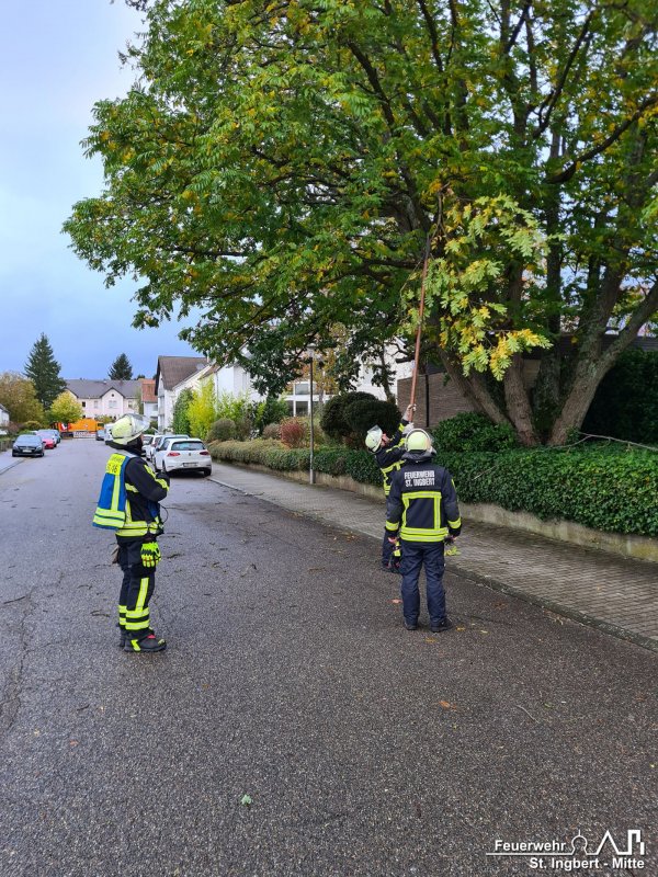 Unwetterlage, Stadtgebiet St. Ingbert