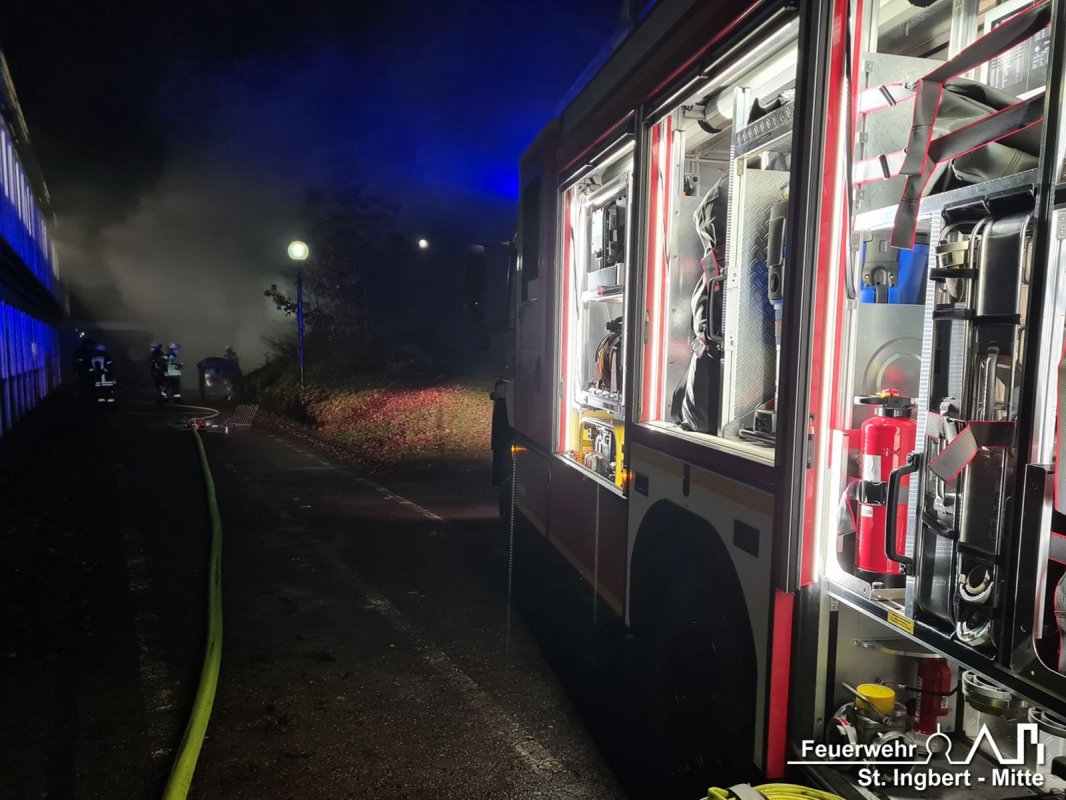 Brand Container, Am Grubenstollen