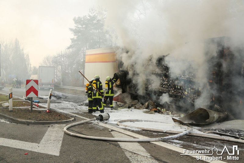 LKW-Brand BAB6 Kahlenberg