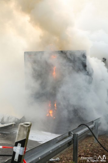 LKW-Brand BAB6 Kahlenberg