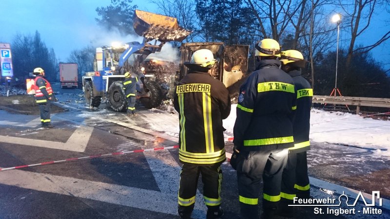 LKW-Brand BAB6 Kahlenberg