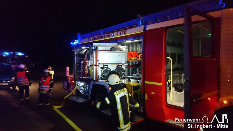 Brandnachschau, Rittershofstraße (Hassel)