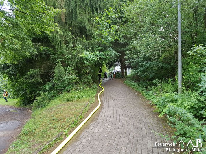 Brand Holzhütte, Friedel-Heintz-Straße