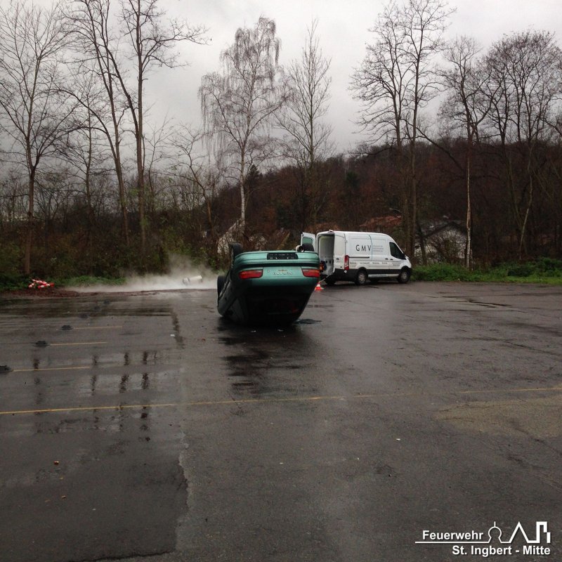 Alarmübung VU mit Person, Rentrischer Weg