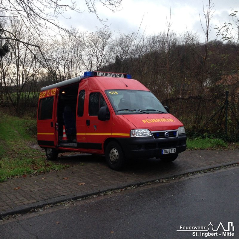 Alarmübung VU mit Person, Rentrischer Weg