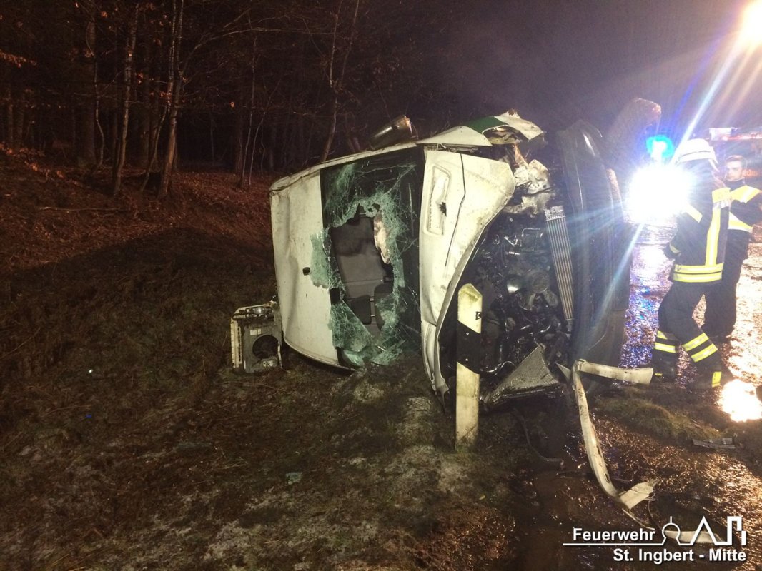 Verkehrsunfall mit Person, BAB 6