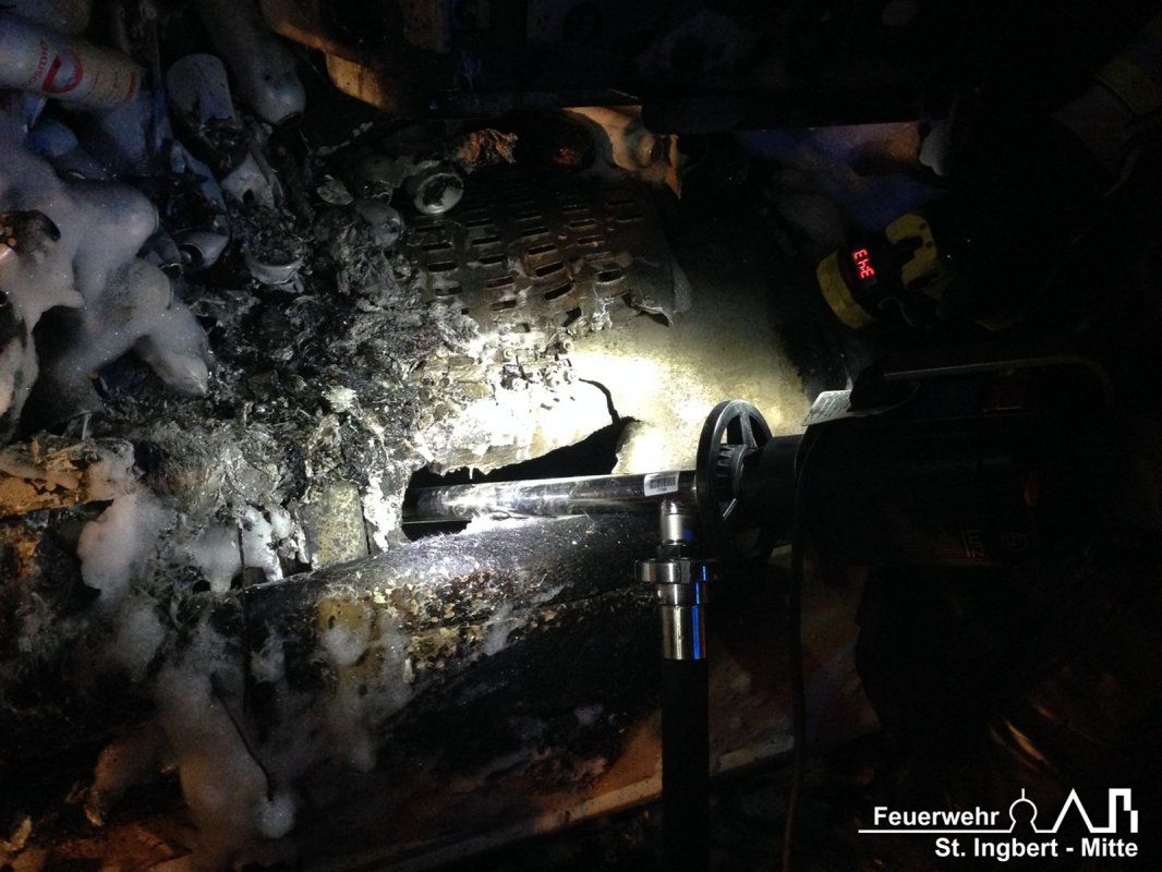 Brand LKW, Rastplatz Kahlenberg