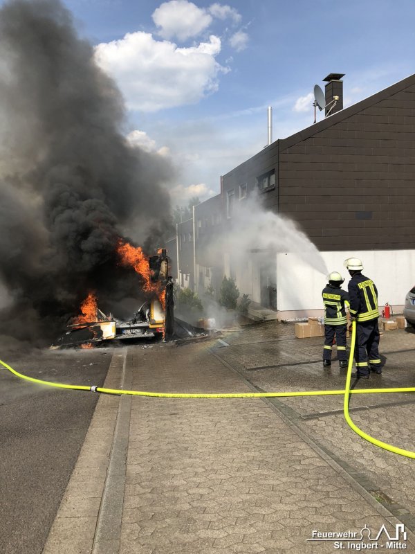 Brand PKW, Obere Rischbachstraße