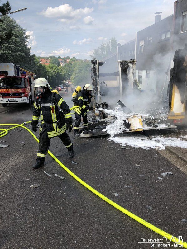 Brand PKW, Obere Rischbachstraße