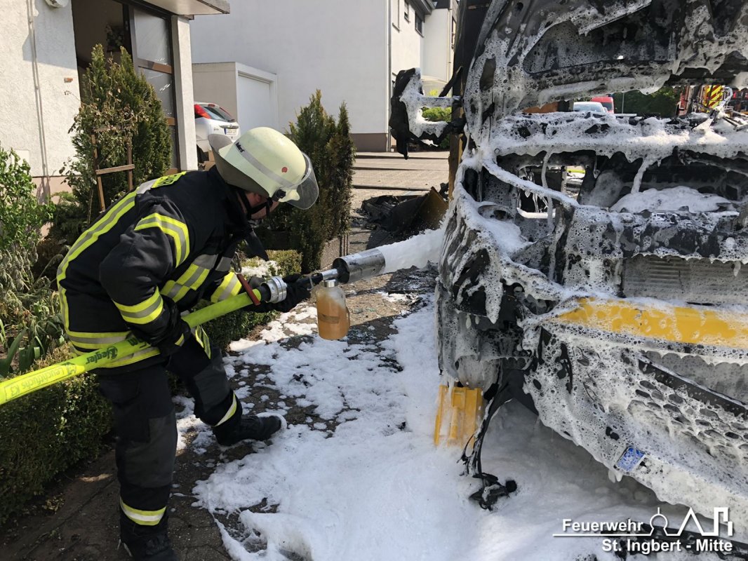 Brand PKW, Obere Rischbachstraße