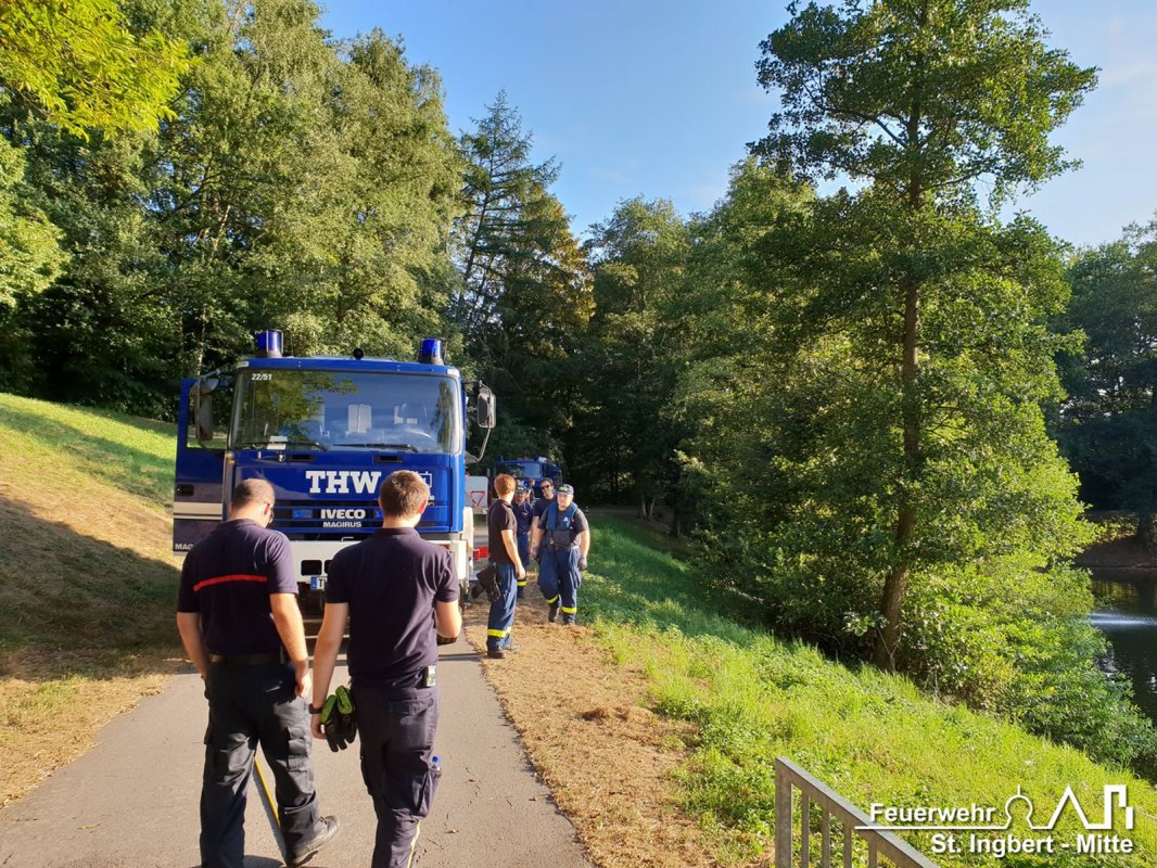 Umwälzen, Kleberweiher