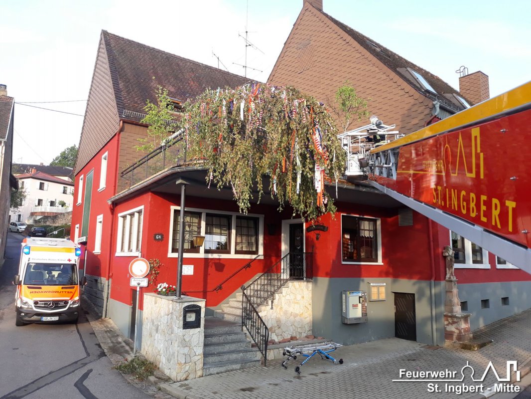 Unterstützung Rettungsdienst, St. Ingberter Straße (Heckendalheim