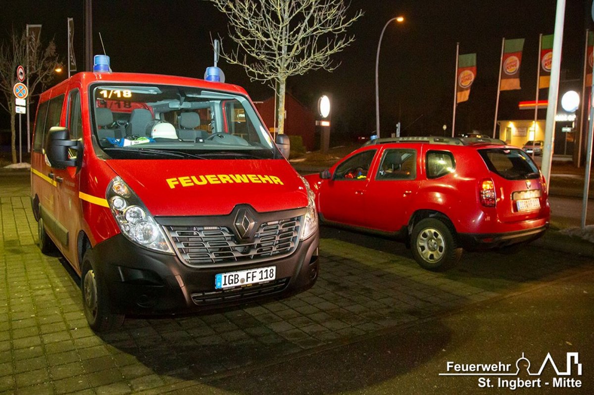 VU mit Person, Oststraße