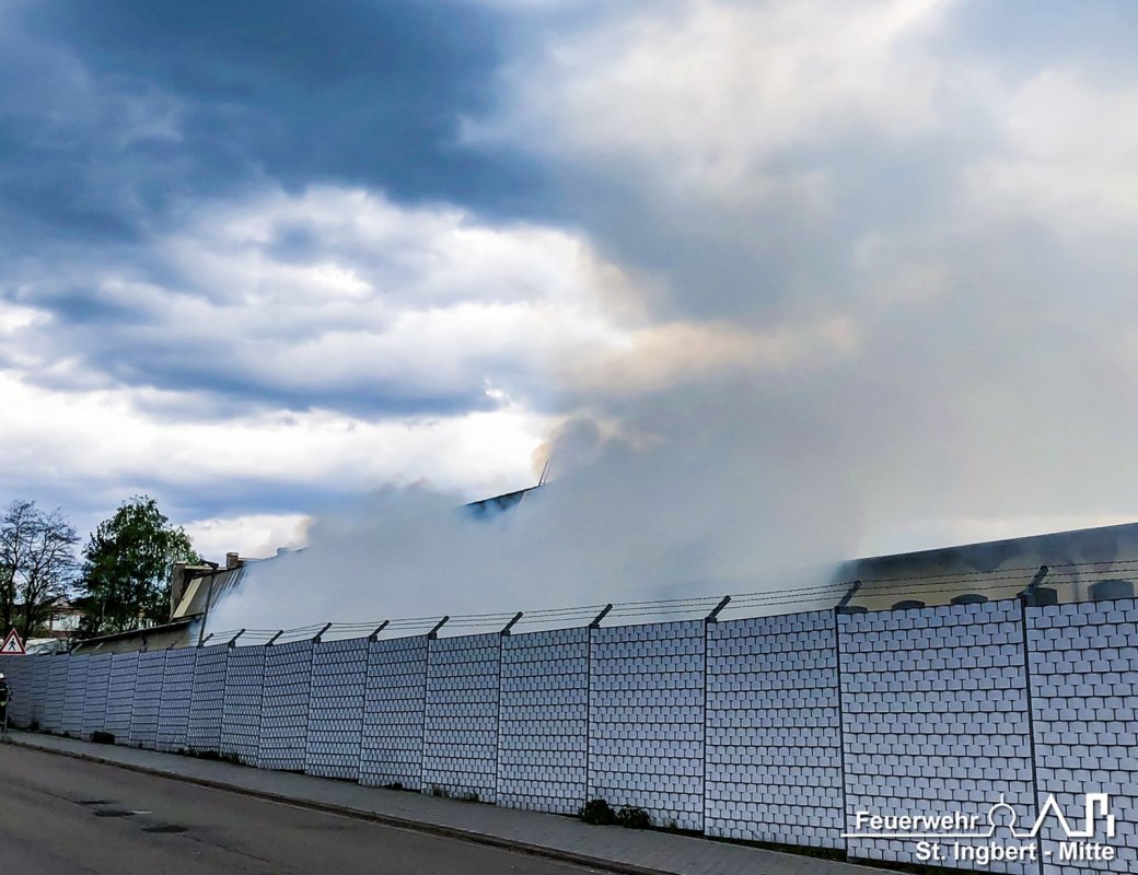 Brand Lagerhalle, Kahlenbergstraße (Rohrbach)