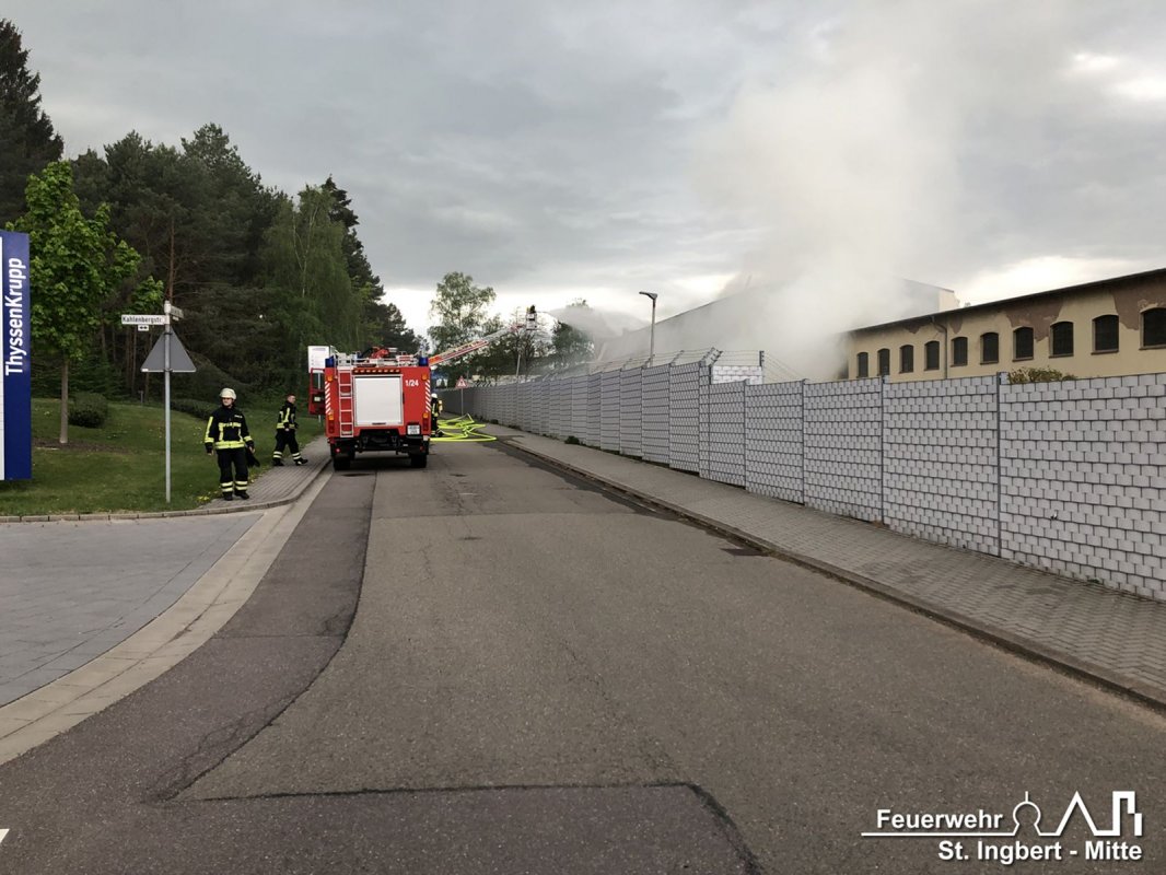 Brand Lagerhalle, Kahlenbergstraße (Rohrbach)