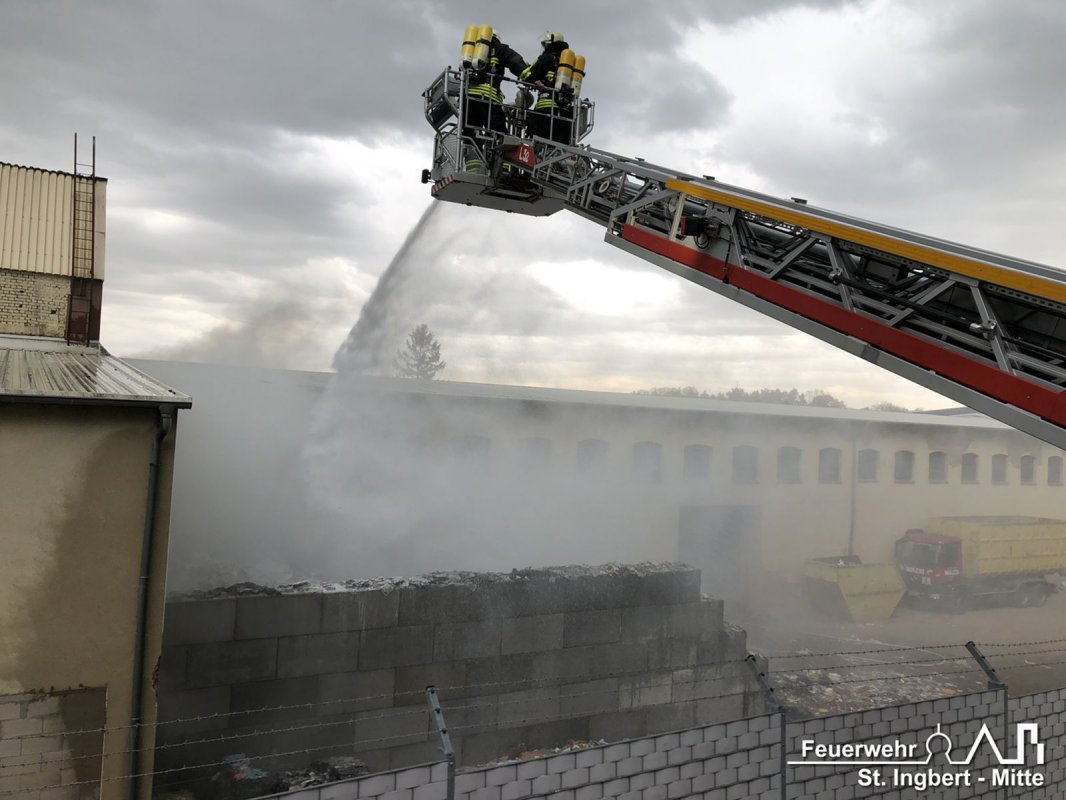 Brand Lagerhalle, Kahlenbergstraße (Rohrbach)
