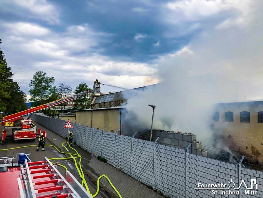 Brand Lagerhalle, Kahlenbergstraße (Rohrbach)