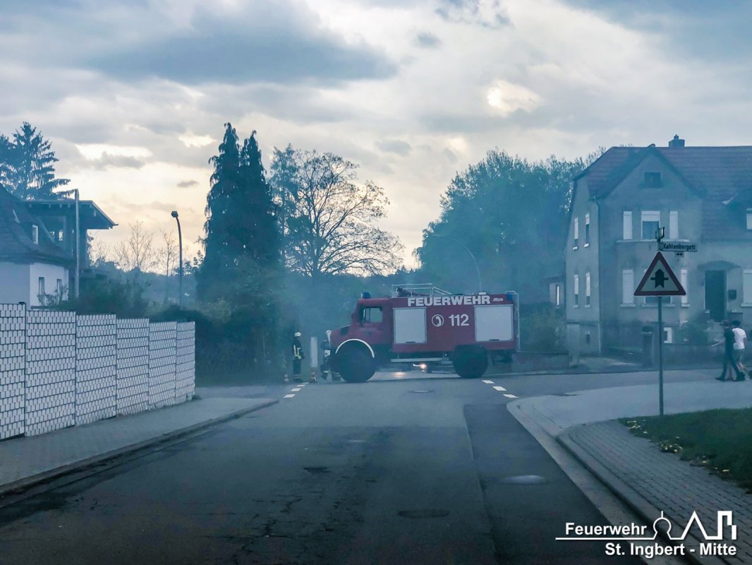 Brand Lagerhalle, Kahlenbergstraße (Rohrbach)