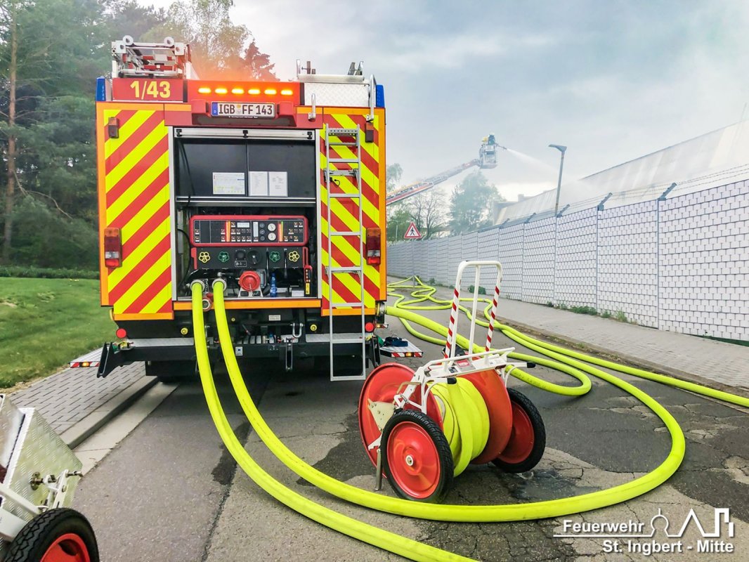 Brand Lagerhalle, Kahlenbergstraße (Rohrbach)