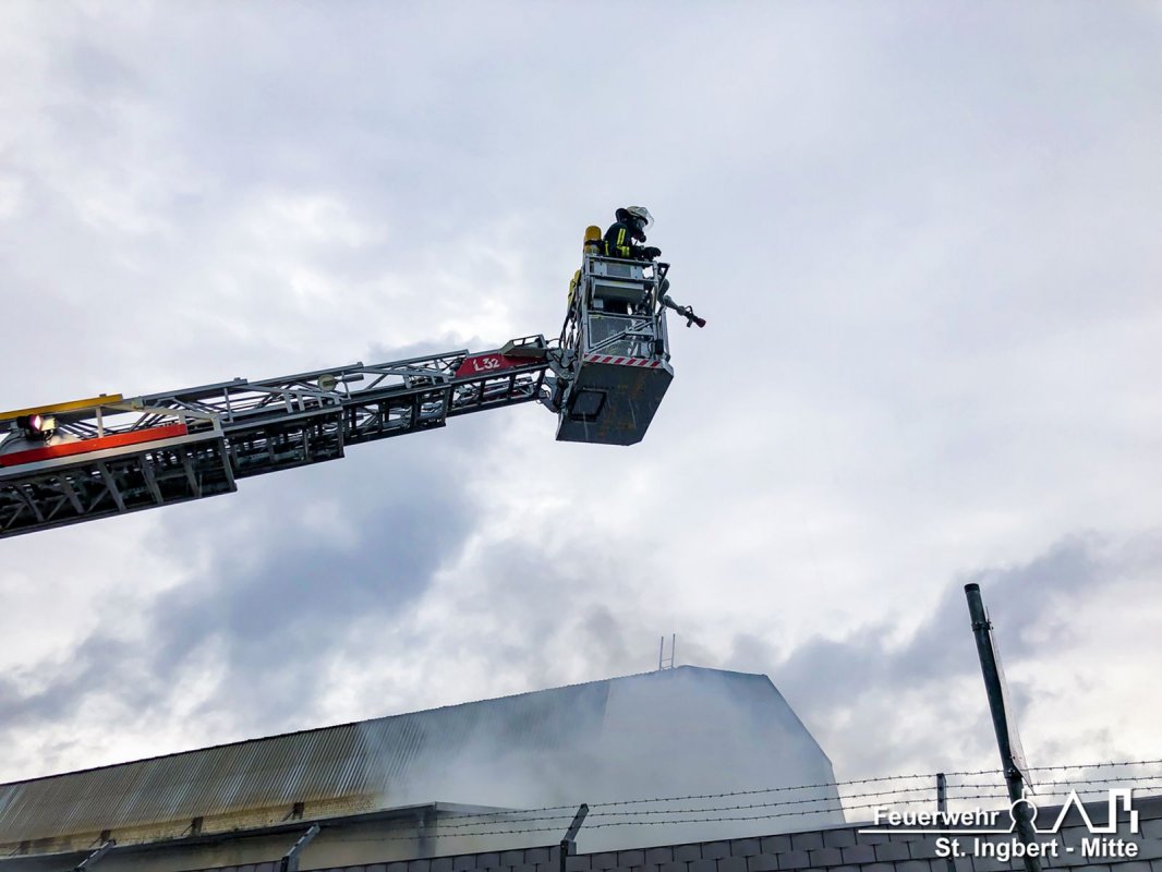 Brand Lagerhalle, Kahlenbergstraße (Rohrbach)