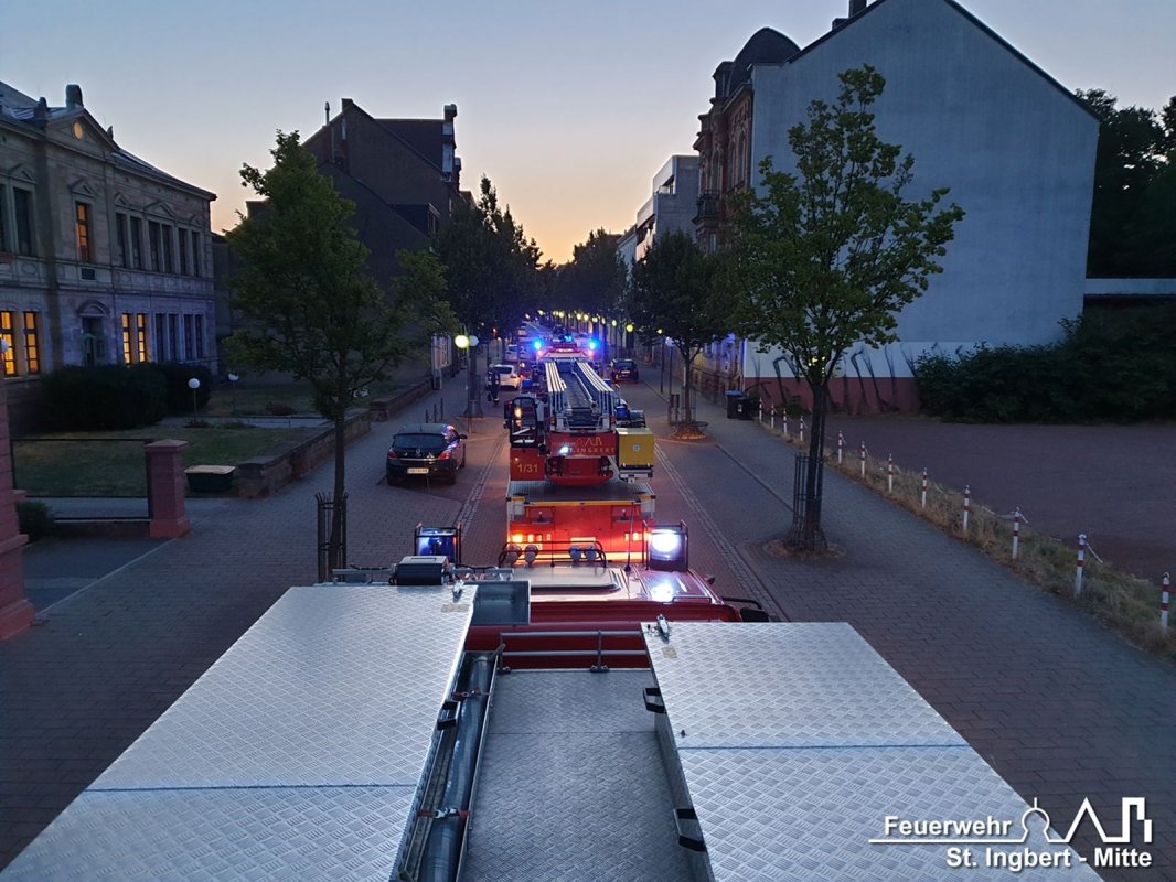 Alarm über Rauchmelder, Kaiserstraße