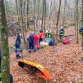 Unterstützung Rettungsdienst, Waldgebiet Gehnbach