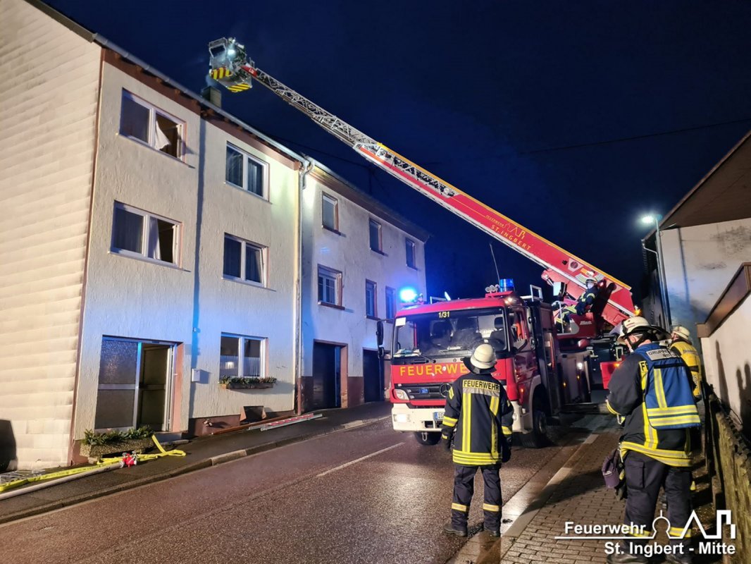 Brand Kamin, St. Ingberter Straße (Heckendalheim)